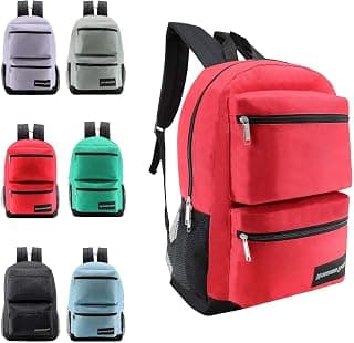 Bulk Backpacks for School: 24-Pack Student Bookbags