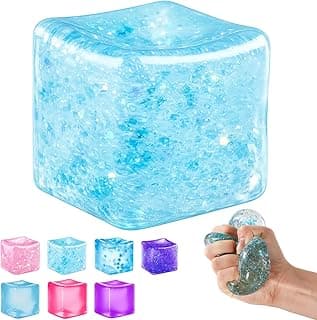Ice Cube Squishy Fidget Toy for Stress Relief & Anxiety