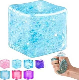 Ice Cube Squishy Fidget Toy for Stress Relief & Anxiety
