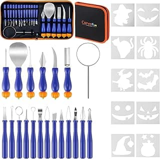 31-Piece Pumpkin Carving Kit with Carrying Case