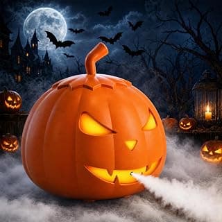 Halloween Pumpkin Fog Machine with LED Effects