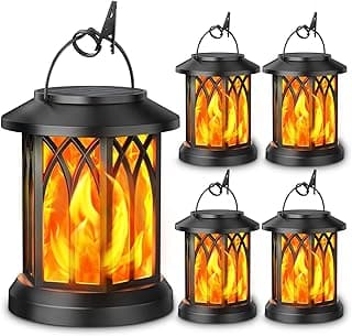 Solar Lanterns: Flickering Flame Lights for Patios & Gardens