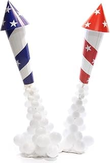 4th of July Parade Float Rocket Decorations