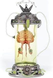 Steampunk Brain Tabletop Decoration With LED Lights