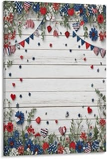 Best Patriotic 4th of July Canvas Wall Art for Home