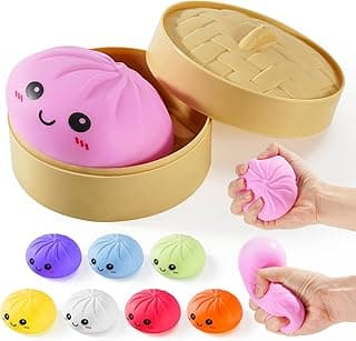 Dumpling Squishies: Cute Colorful Fidget Toys for Stress Relief