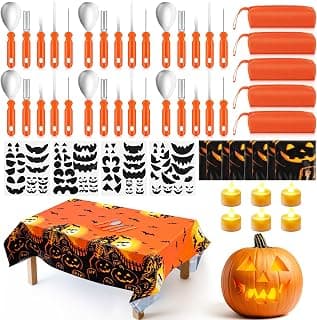 6-Pack Pumpkin Carving Kit for Halloween