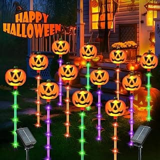 Best Solar Pumpkin Lights for Outdoor Halloween Decorations