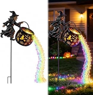 Witch Cauldron Garden Light: Halloween Outdoor Decor Guide
