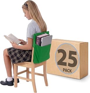Chair Storage Organizers for Classroom and Student Desks