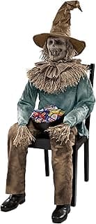 Scary Animated Scarecrow Decoration for Halloween