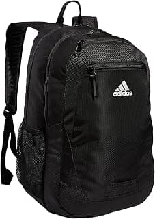 Versatile Black and White Backpack for School and Travel