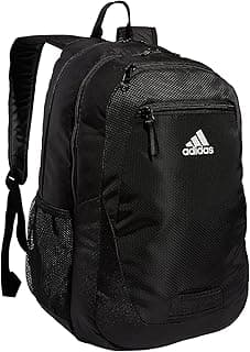 Versatile Black and White Backpack for School and Travel