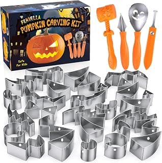 Complete Pumpkin Carving Kit With Tools & Stencils