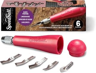 Linoleum Cutter Set for Block Printing & Carving