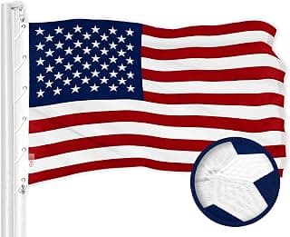 Durable 15x25 American Flag for High Winds