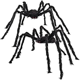 Giant Hairy Spider Halloween Decorations