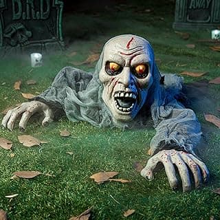 Light-Up Zombie Groundbreaker with Sound for Halloween