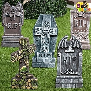 Best Foam Tombstones for Halloween Graveyard Decor